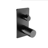 Linkware Gabe Wall Shower Bath Mixer W/ Divertor - Matte Black